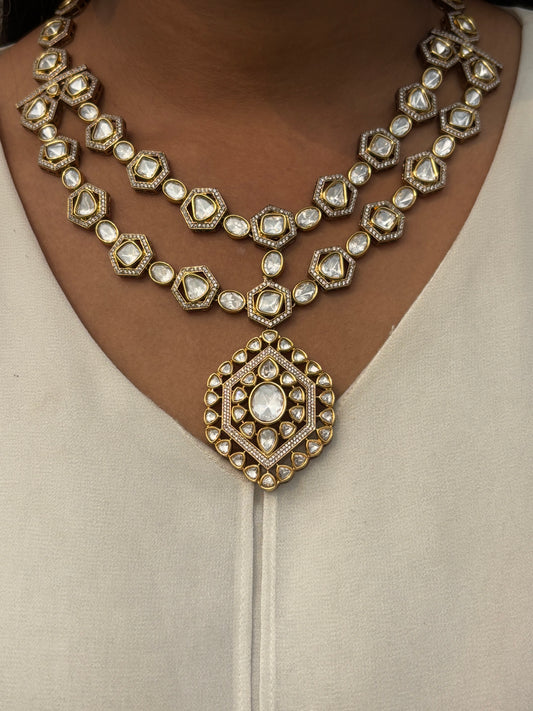 Tripti uncut Polki Necklace