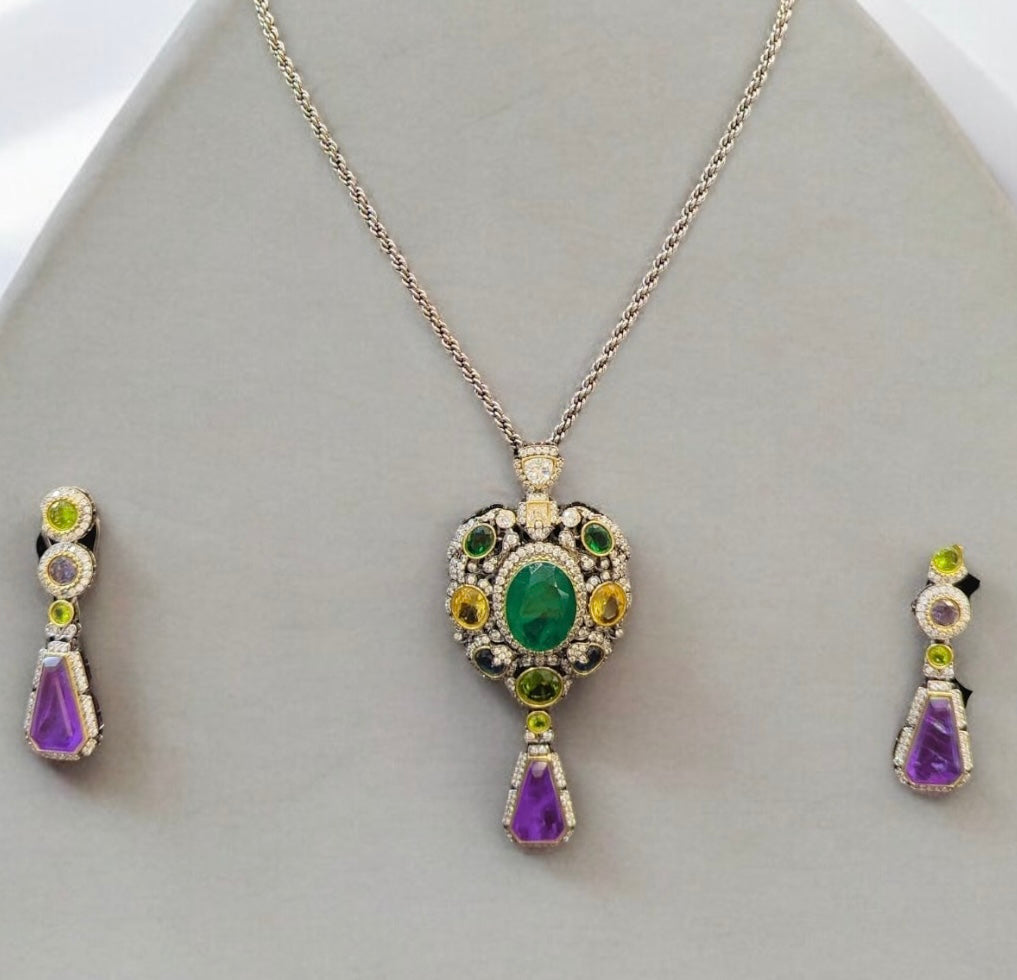 Lavanya Multi Stone Set