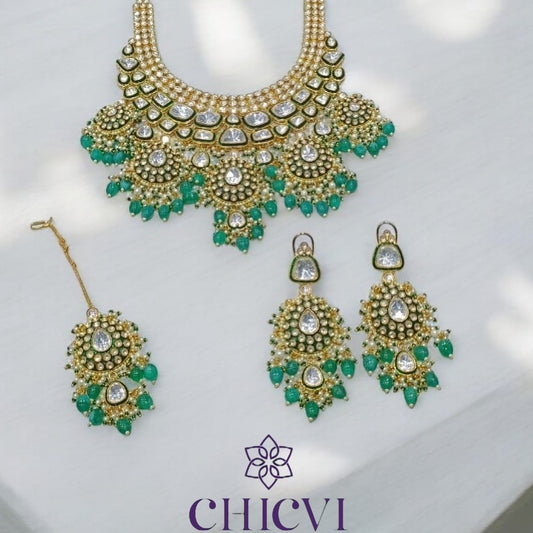 Radhika Kundan Statement Necklace