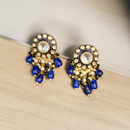 POLKI DROP EARRINGS