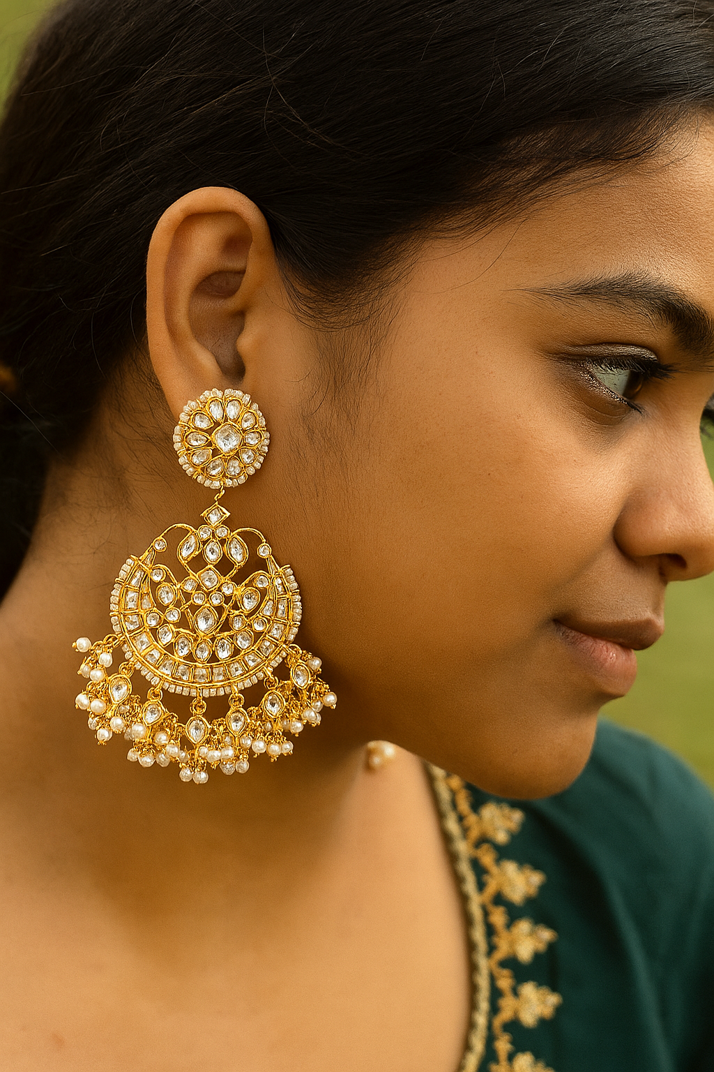 Sita Kundan Earrings