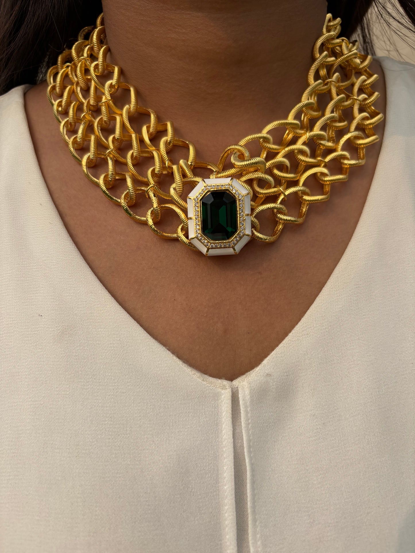 Niharika Swarovski Choker