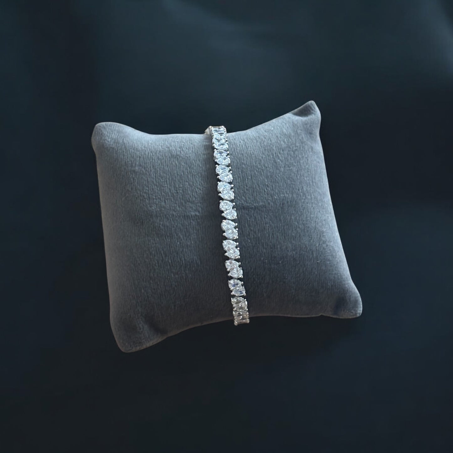 Tear Drop Tennis Bracelet