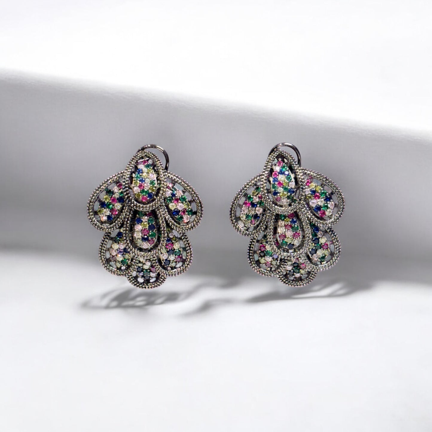 NAVI  Multicoloured Drop Earrings