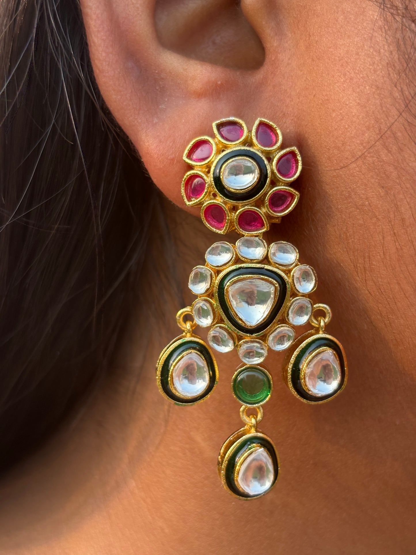 Midriti Polki Earrings
