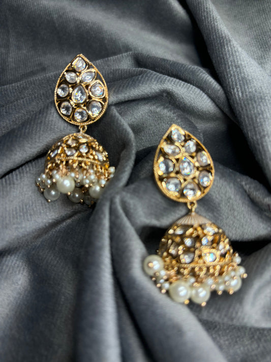 Jharoka Pearl Jhumka