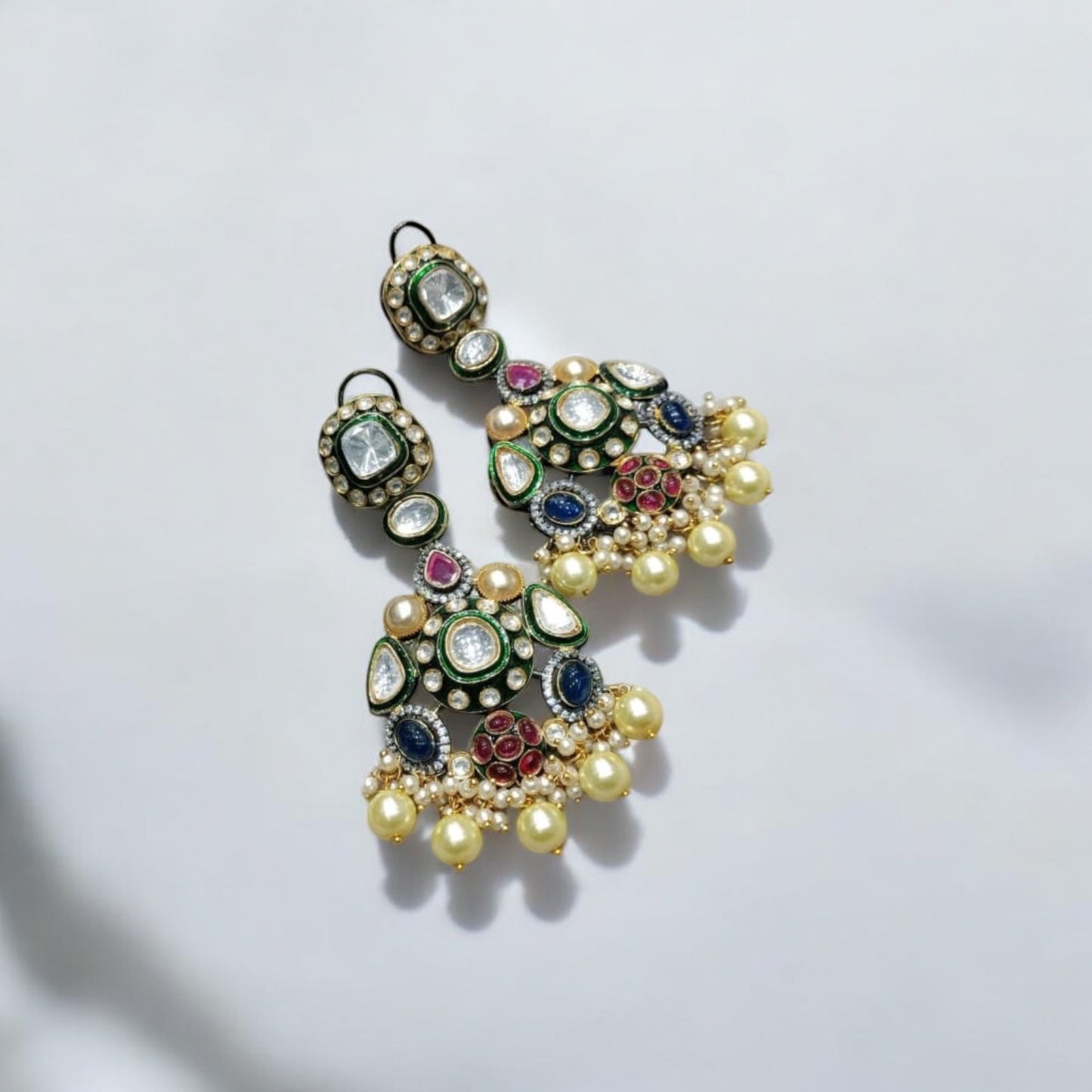 Pragya Navratna Polki Earring
