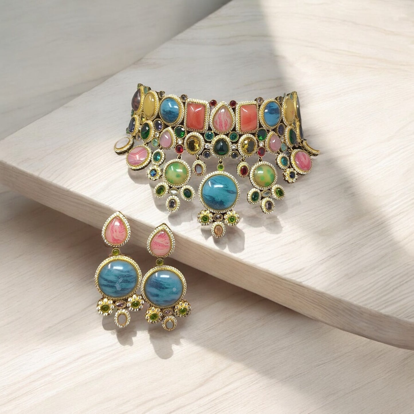 MAHI CHOKER NECKLACE SET