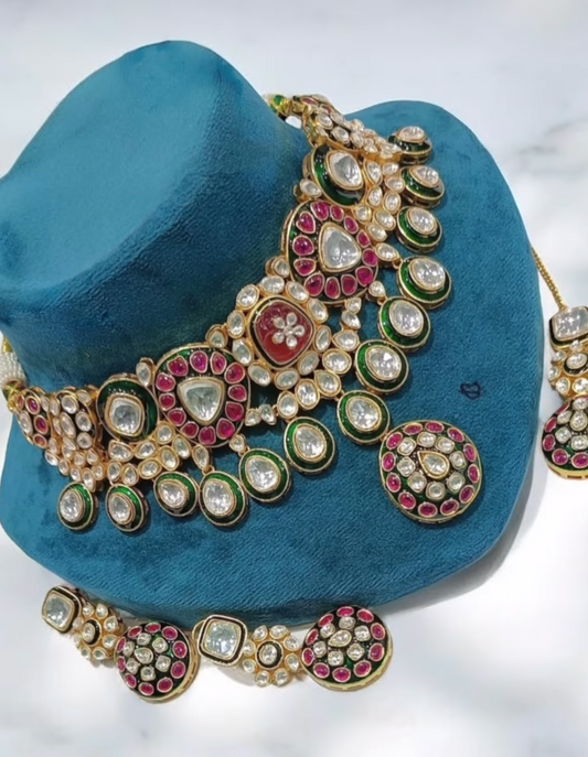 Ishika Polki Necklace Set