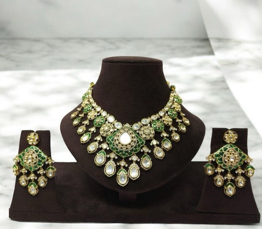 Mahima Polki Necklace set